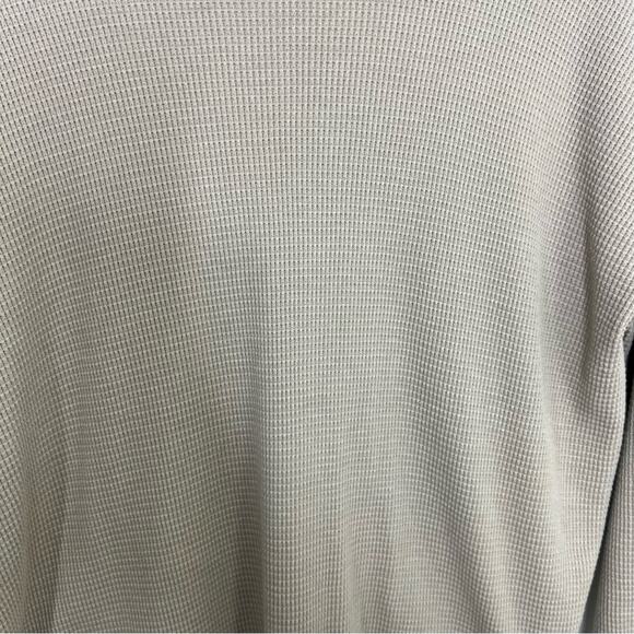 BABATON The Group Cream Thermal Cowl Neck Waffle Knit Long Sleeve Top Sz Small - Picture 7 of 14